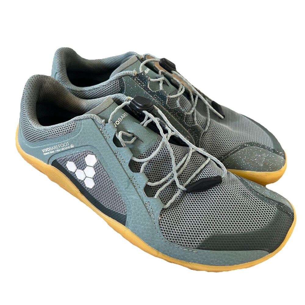 Vivobarefoot Primus Trail Lite II Sea Green Running Shoes  Women’s Size 6 EU 37